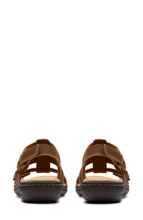Clarks ® Laurieann Ivy Slingback Sandal In Tan Leather