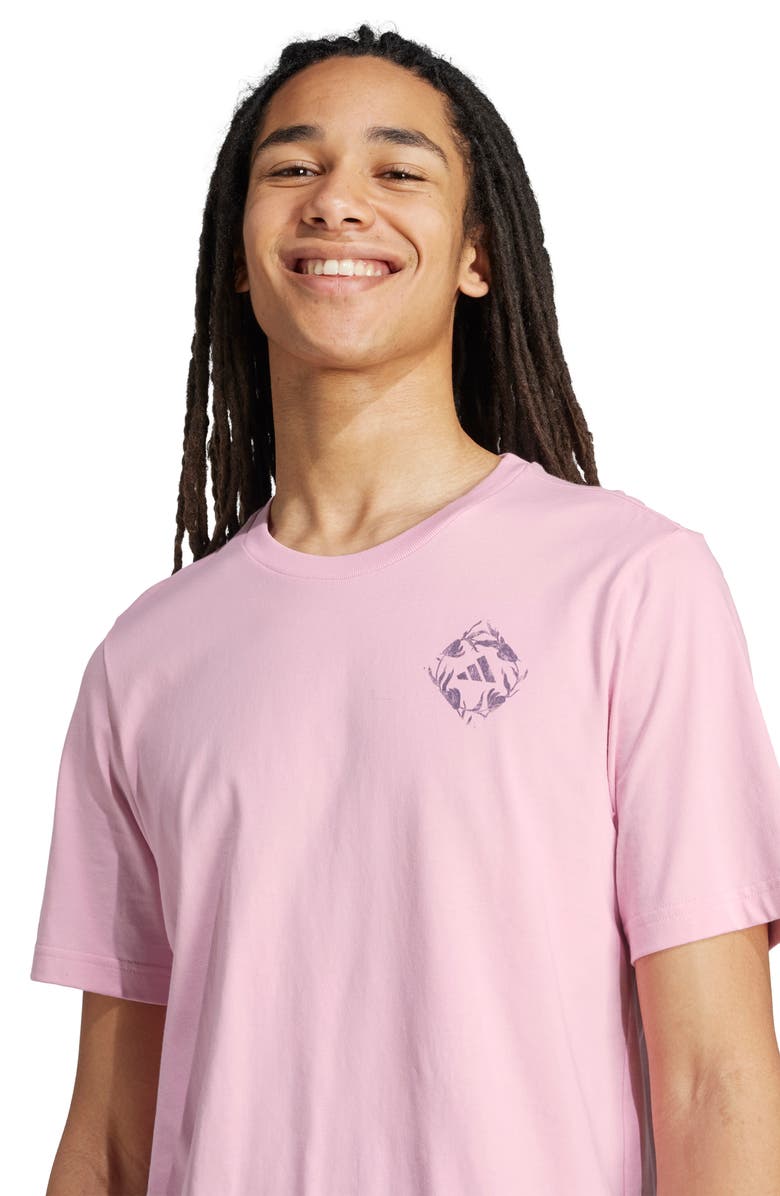 adidas House of Tiro Tulip Graphic T-Shirt, Alternate, color, True Pink