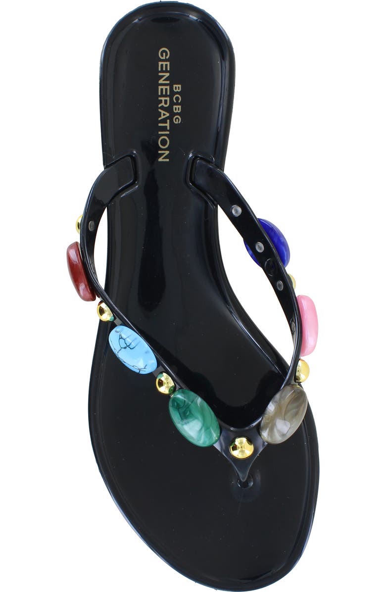 BCBGeneration Uleema Flip Flop, Alternate, color, Black
