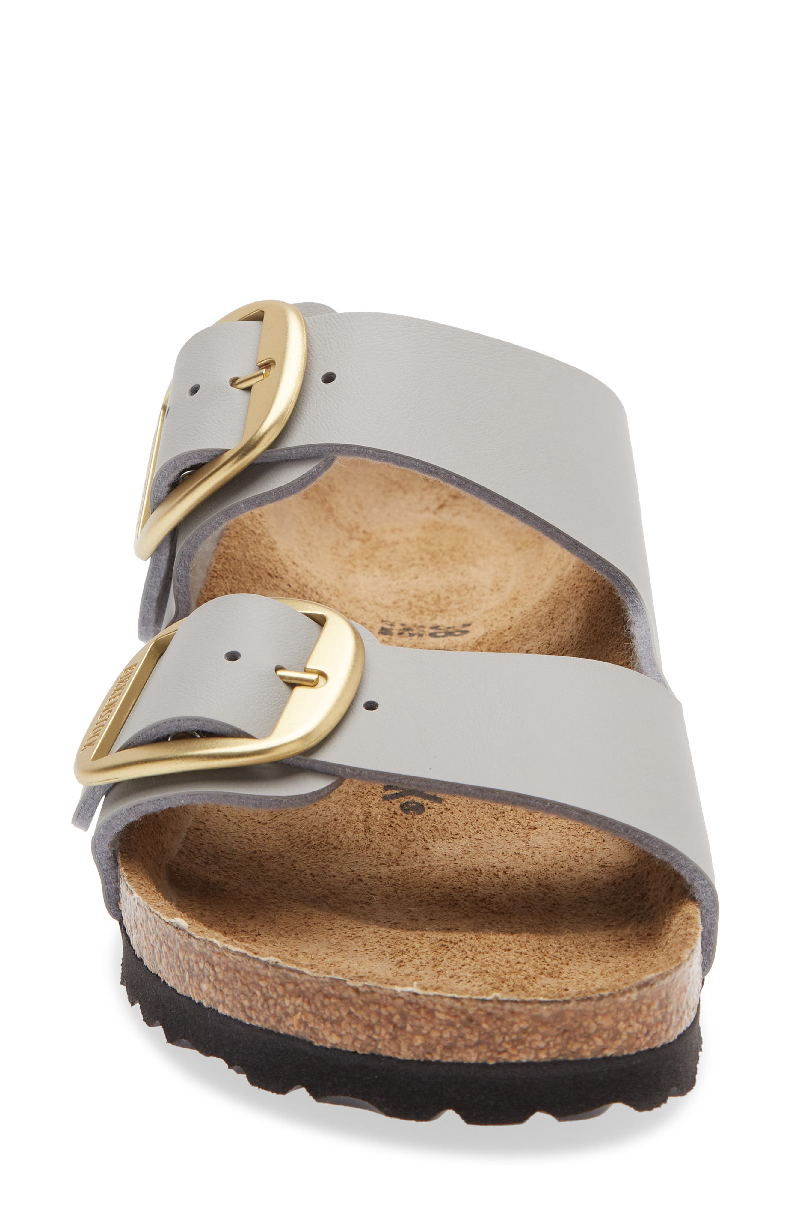 Birkenstock Arizona Big Buckle Slide Sandal, Alternate, color, Stone Coin