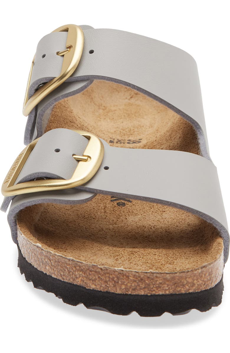 Birkenstock Arizona Big Buckle Slide Sandal, Alternate, color, Stone Coin