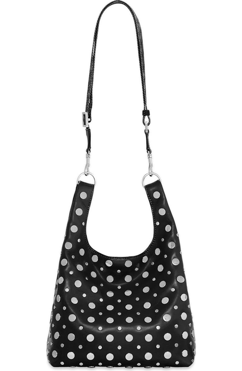Rebecca Minkoff Ayla Studded Shopper Tote, Main, color, Black