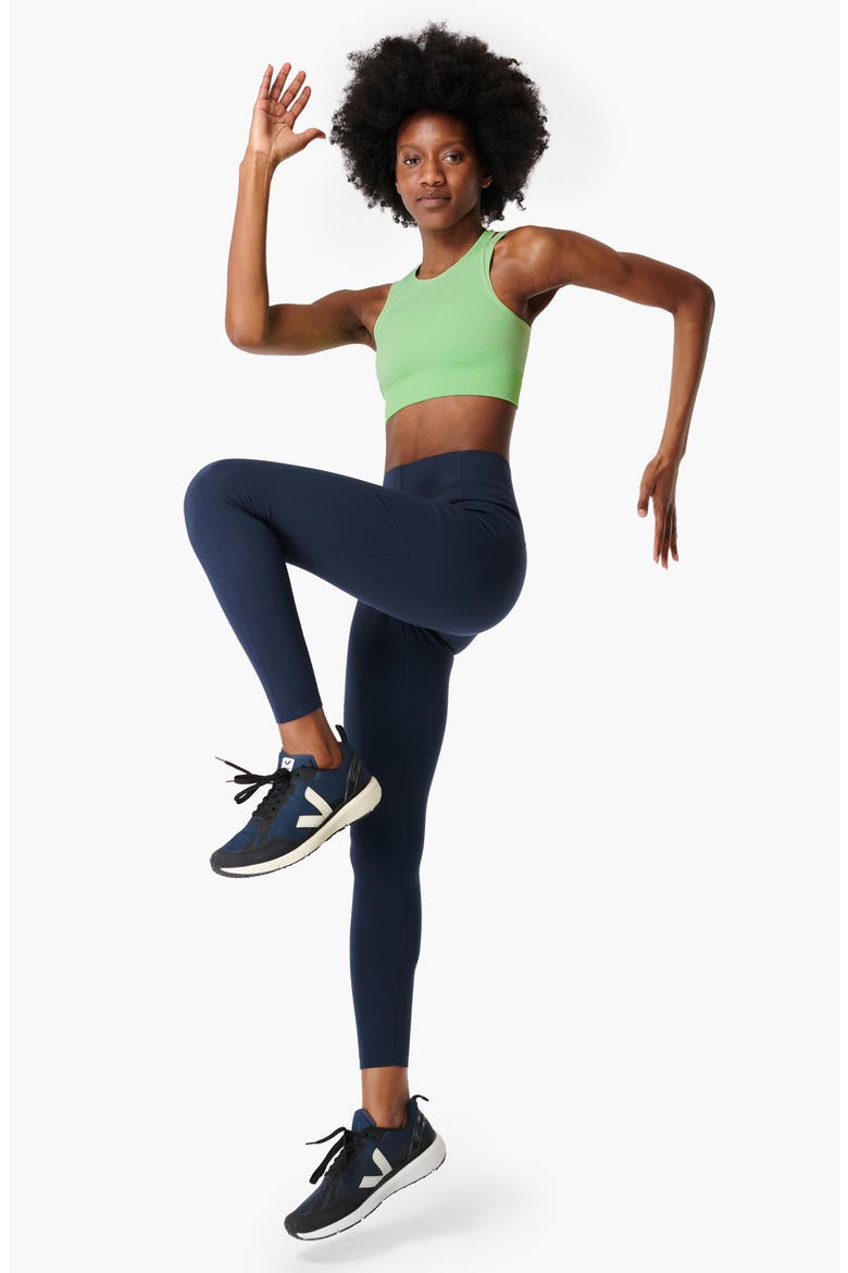 Illusion Seamless Sports Bra, Alternate, color, SALIX GREEN