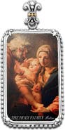 SAMUEL B. 18k Gold & Sterling Silver Holy Family Ingot Pendant