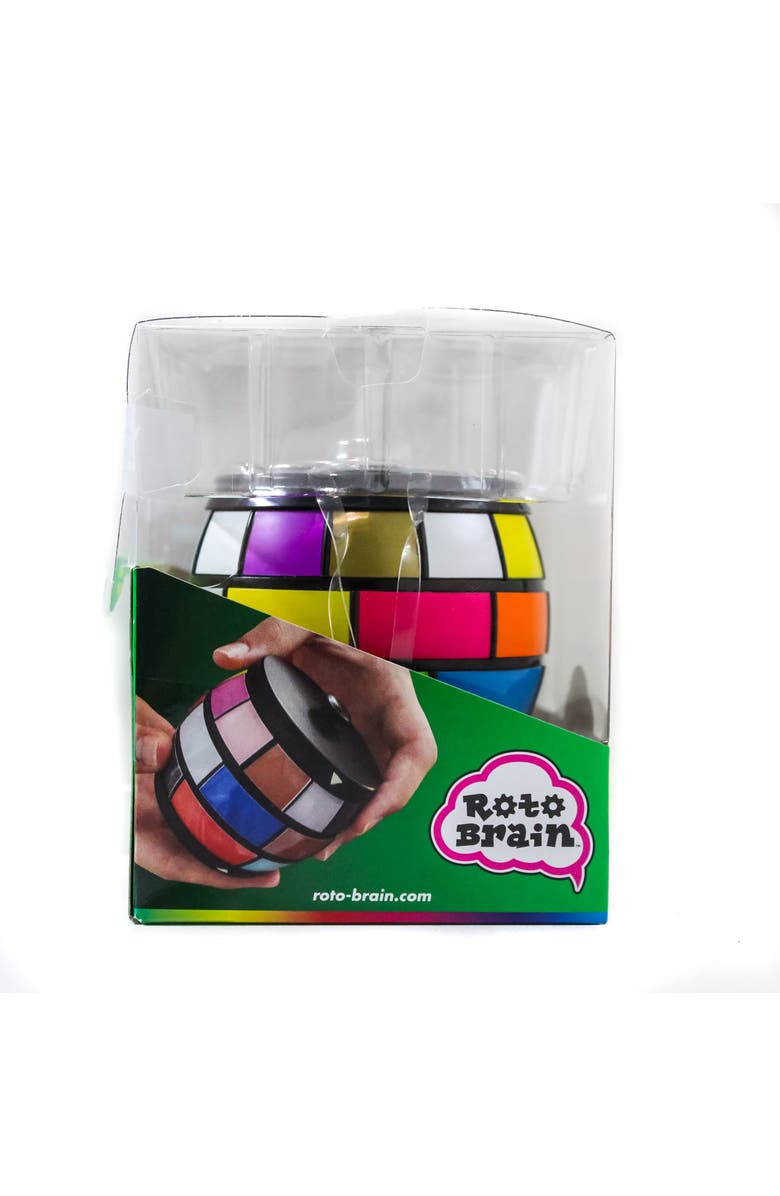Roto Brain 3D Puzzle Sphere Brain Teaser Game to Fidget, Ages 8+, Alternate, color, Multicolored