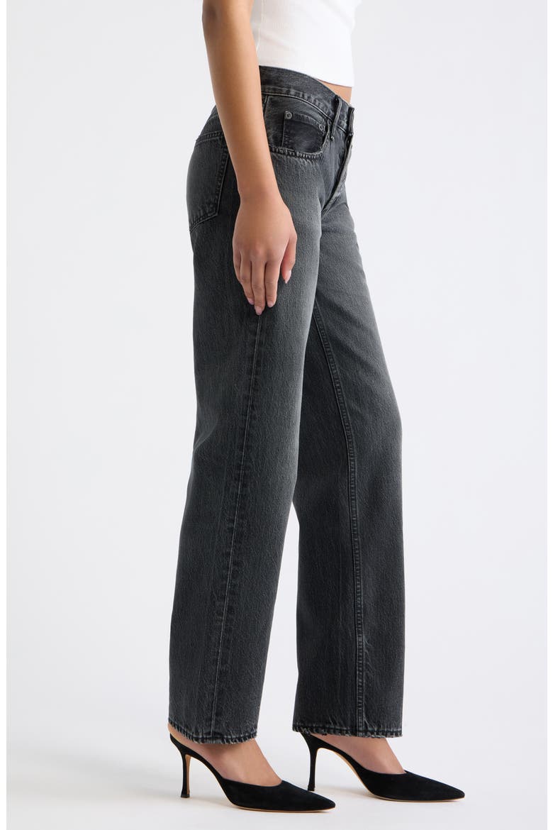 Irwin Low Rise Straight Leg Jeans, Alternate, color, BLACK