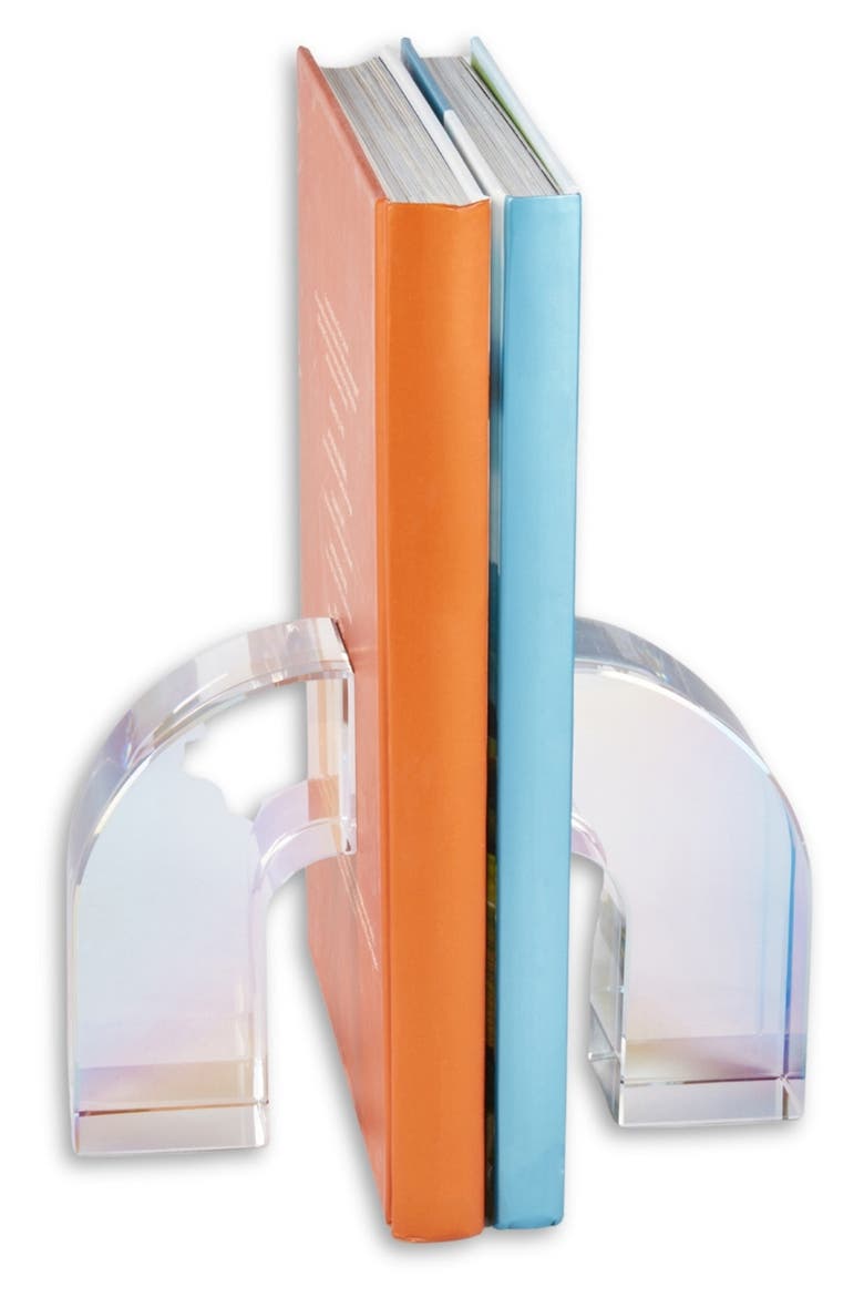 Archer Crystal Bookends, Alternate, color, MULTI COLOR