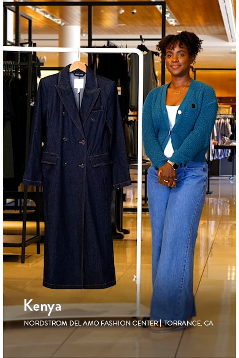 Double Breasted Denim Coat video