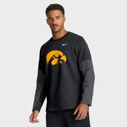 Nike Men's Nike Black Iowa Hawkeyes 2025 Sideline Coach Performance Long Sleeve T-Shirt