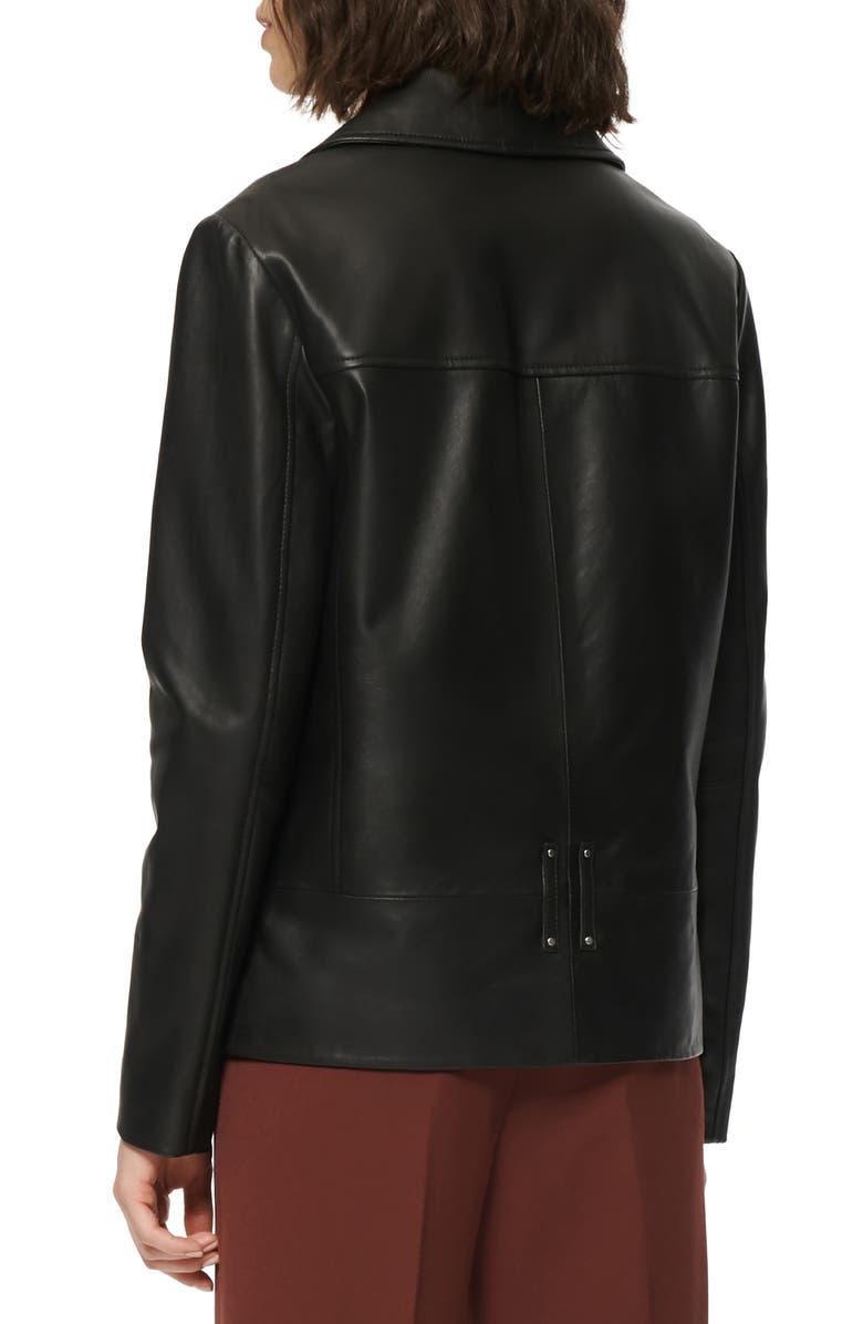 Marc New York Elongated Leather Moto Jacket, Alternate, color,