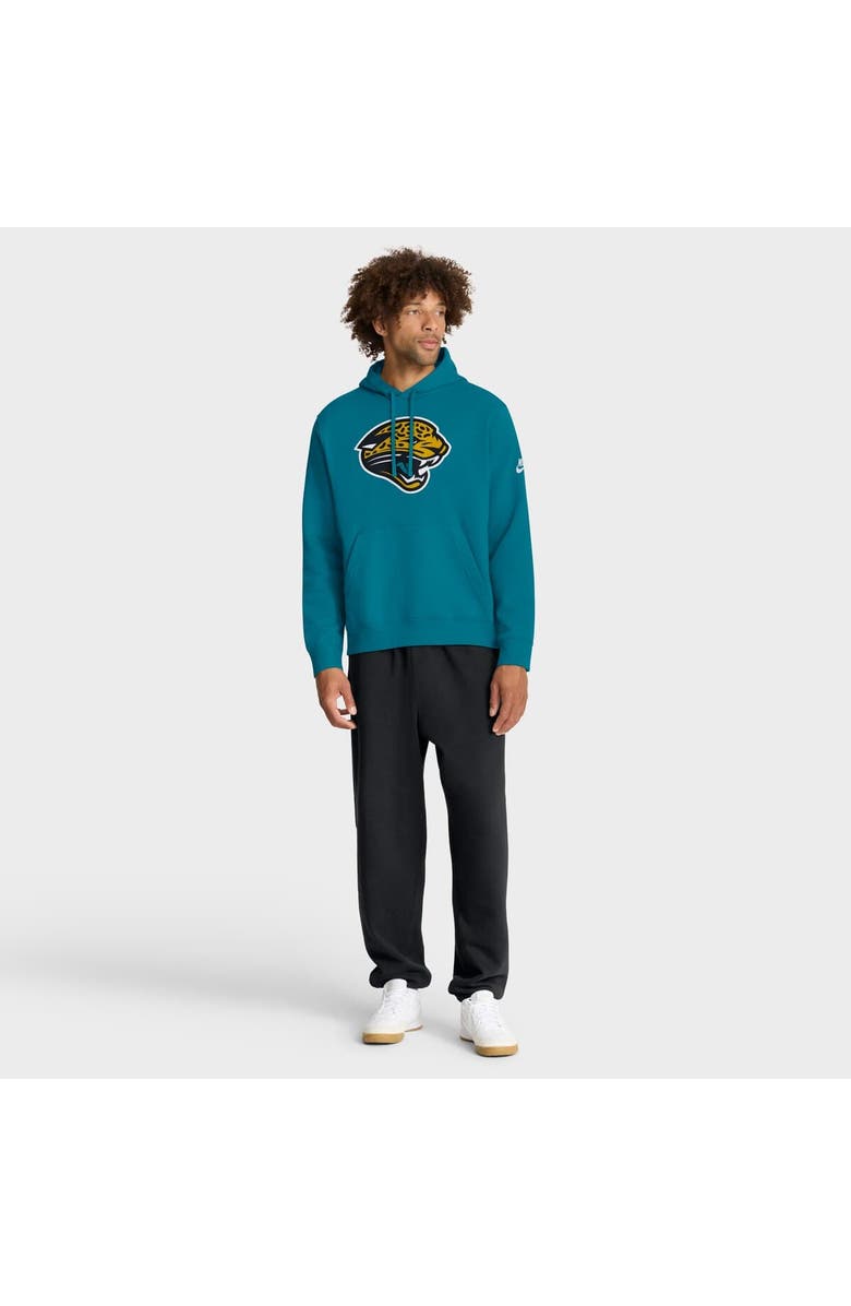 Nike Men's Nike Teal Jacksonville Jaguars Club Fleece Pullover Hoodie, Alternate, color, Teal
