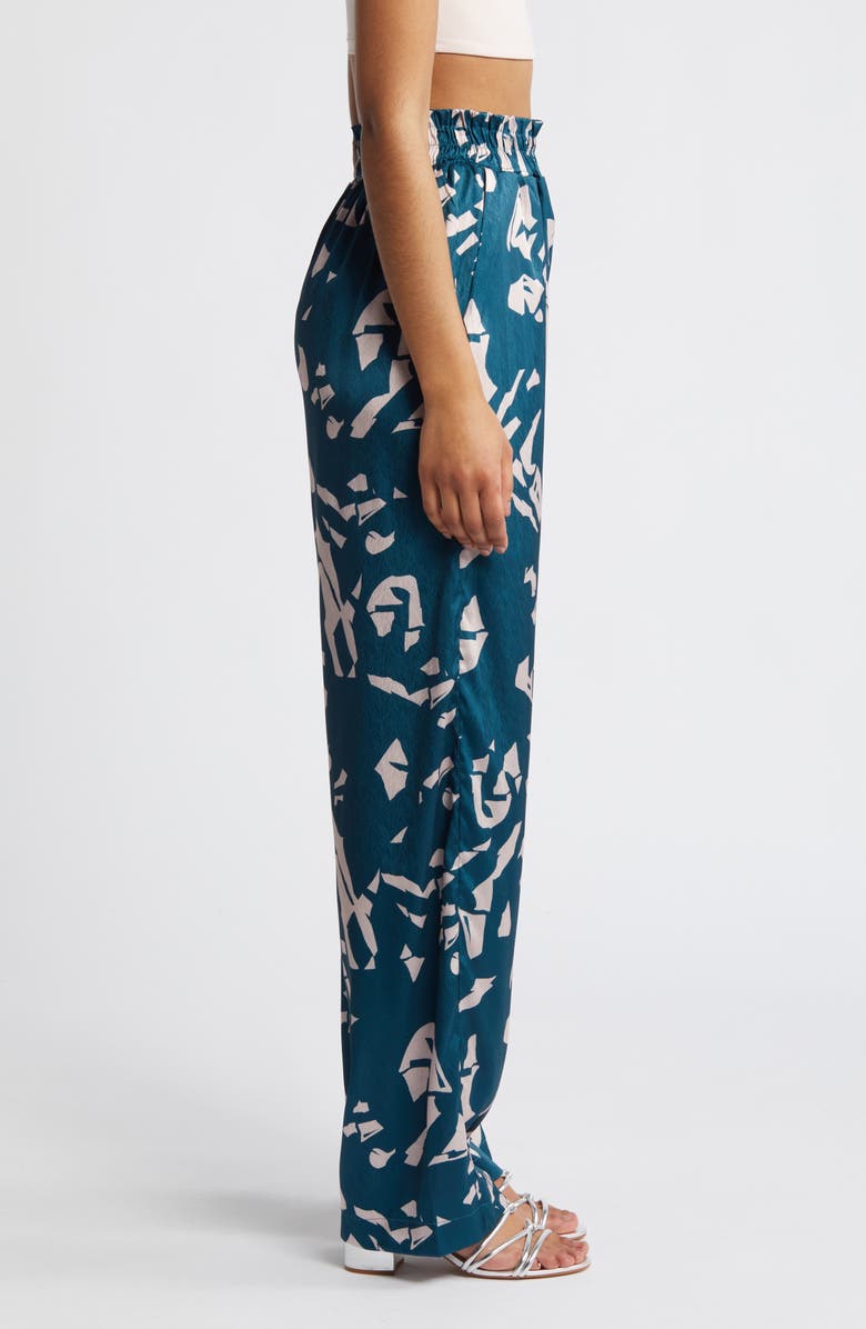DIARRABLU Leer Batik Print Palazzo Pants, Alternate, color, 