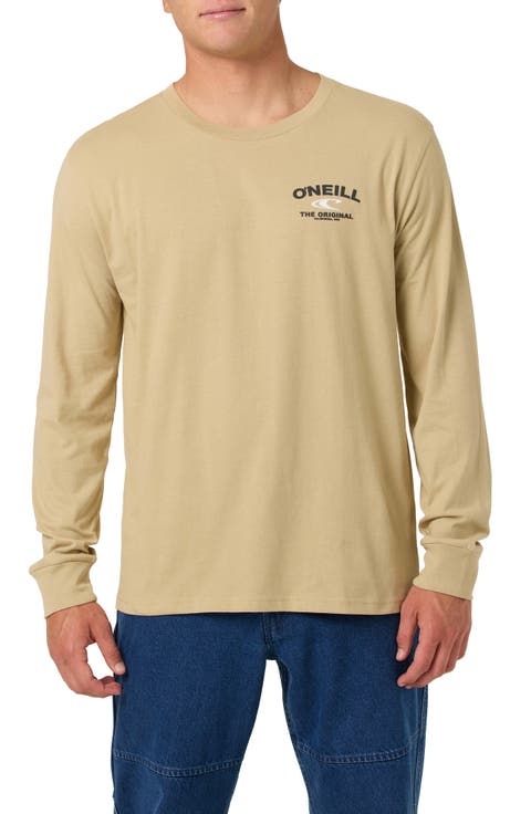 Scholar Long Sleeve Cotton Graphic T-Shirt