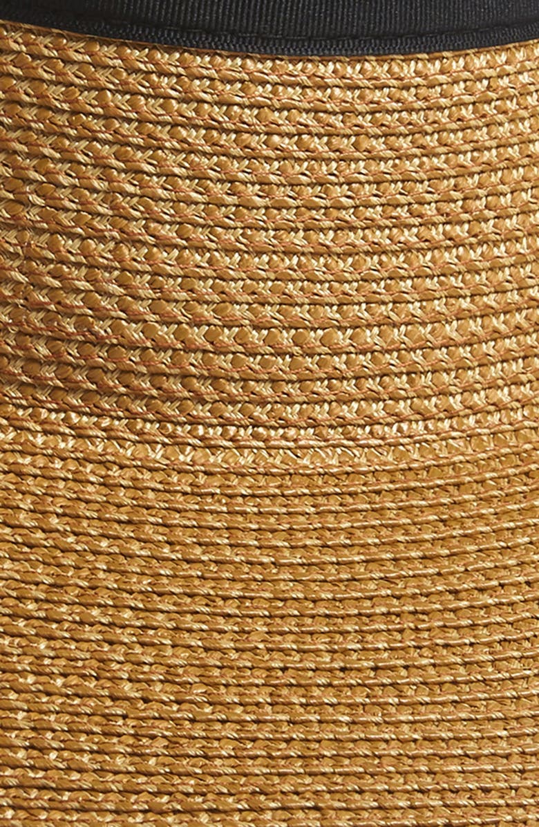 Eric Javits 'Lil' Squishee<sup>®</sup>' Visor, Alternate, color, Natural/ Black