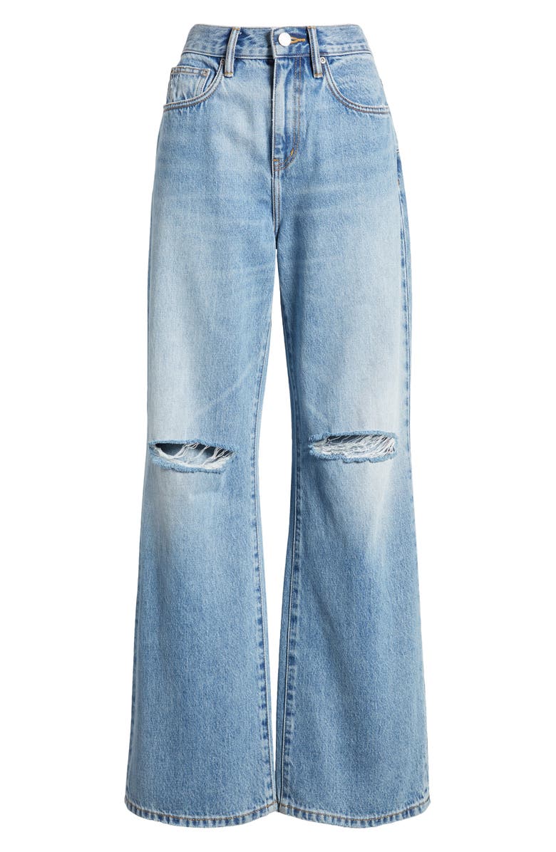 PURPLE BRAND '90s Ribbed Baggy Jeans, Alternate, color, 