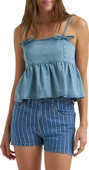 Lee Denim Peplum Camisole
