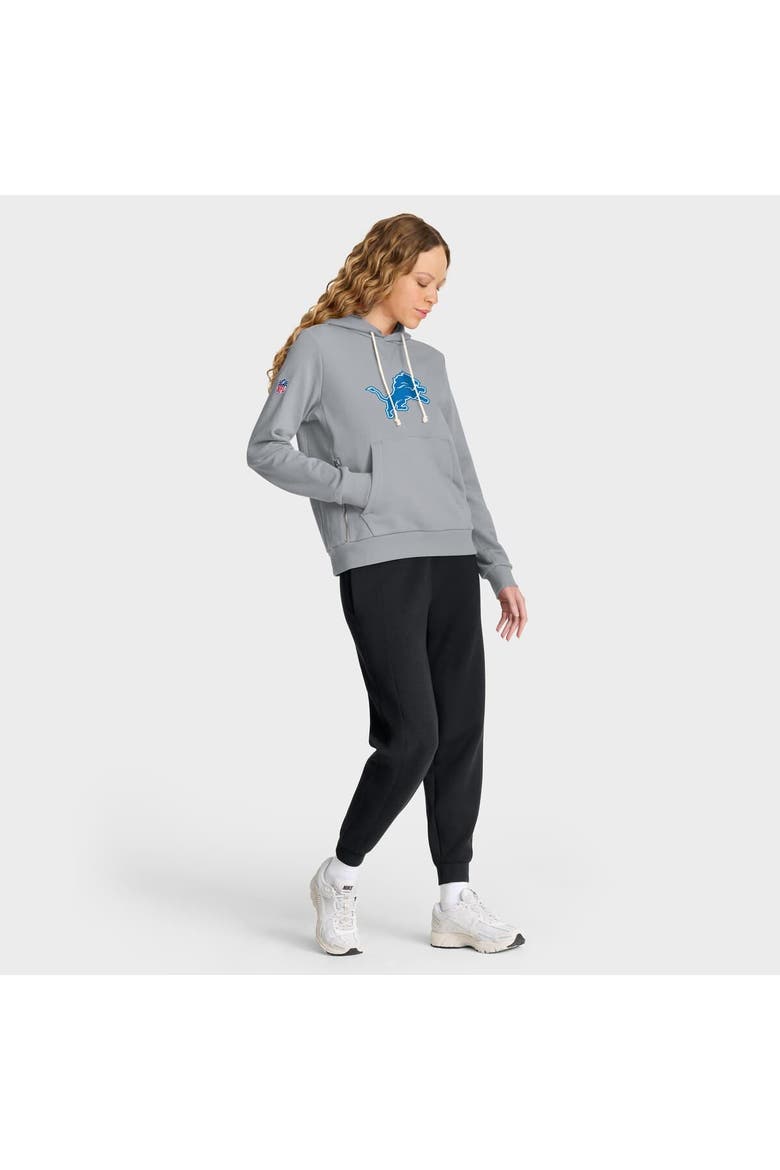 Women's Nike Gray Detroit Lions Sideline Standard Issue Initial Home Dri-FIT Hoodie, Alternate, color, Gray