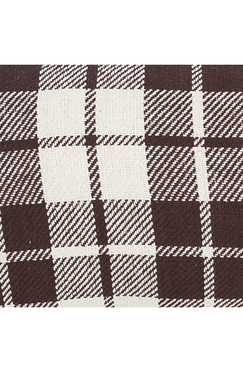 C&F Home Sheridan Woven Plaid Pillow, Alternate, color, Brown