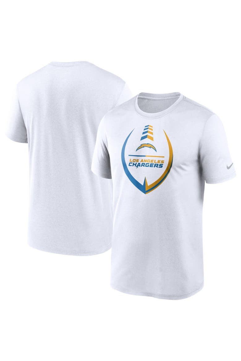Men's Nike White Los Angeles Chargers Icon Legend Performance T-Shirt, Main, color, White