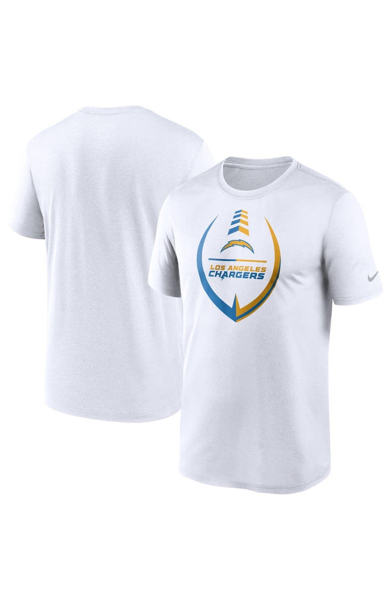 Nike Men's Nike White Los Angeles Chargers Icon Legend Performance T-Shirt, Main, color, White