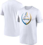 Nike Men's Nike White Los Angeles Chargers Icon Legend Performance T-Shirt