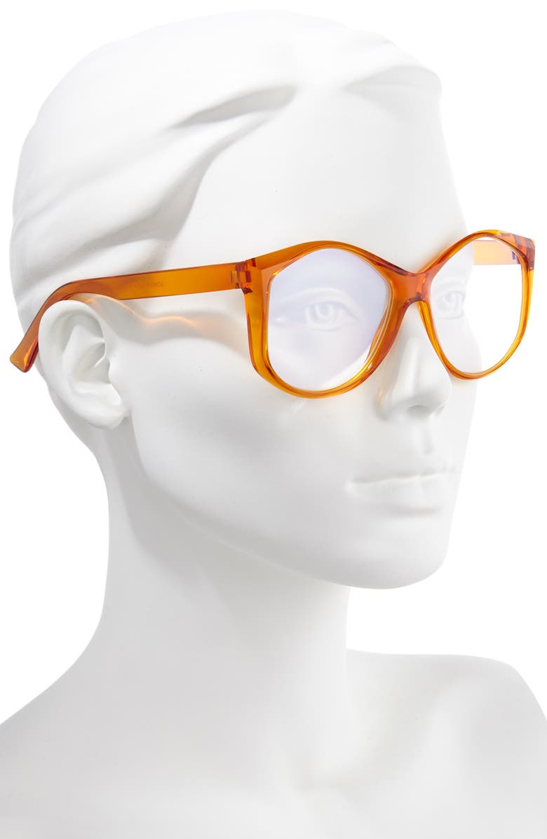 The Book Club Donkey Goaty 56mm Blue Light Blocking Reading Glasses, Alternate, color, 