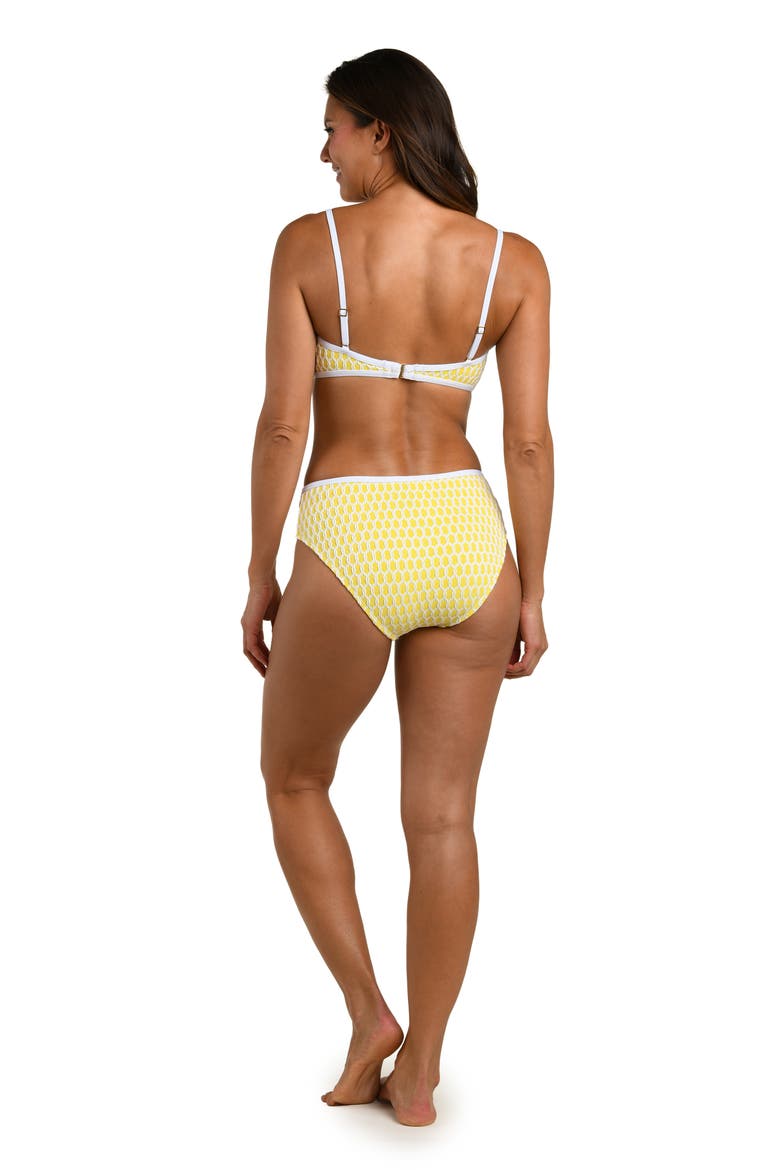 Prep Bandeau Bikini Top, Alternate, color, SOLEIL