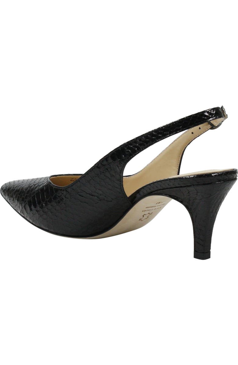 J. Reneé Brisha Snake Embossed Slingback Pump, Alternate, color,