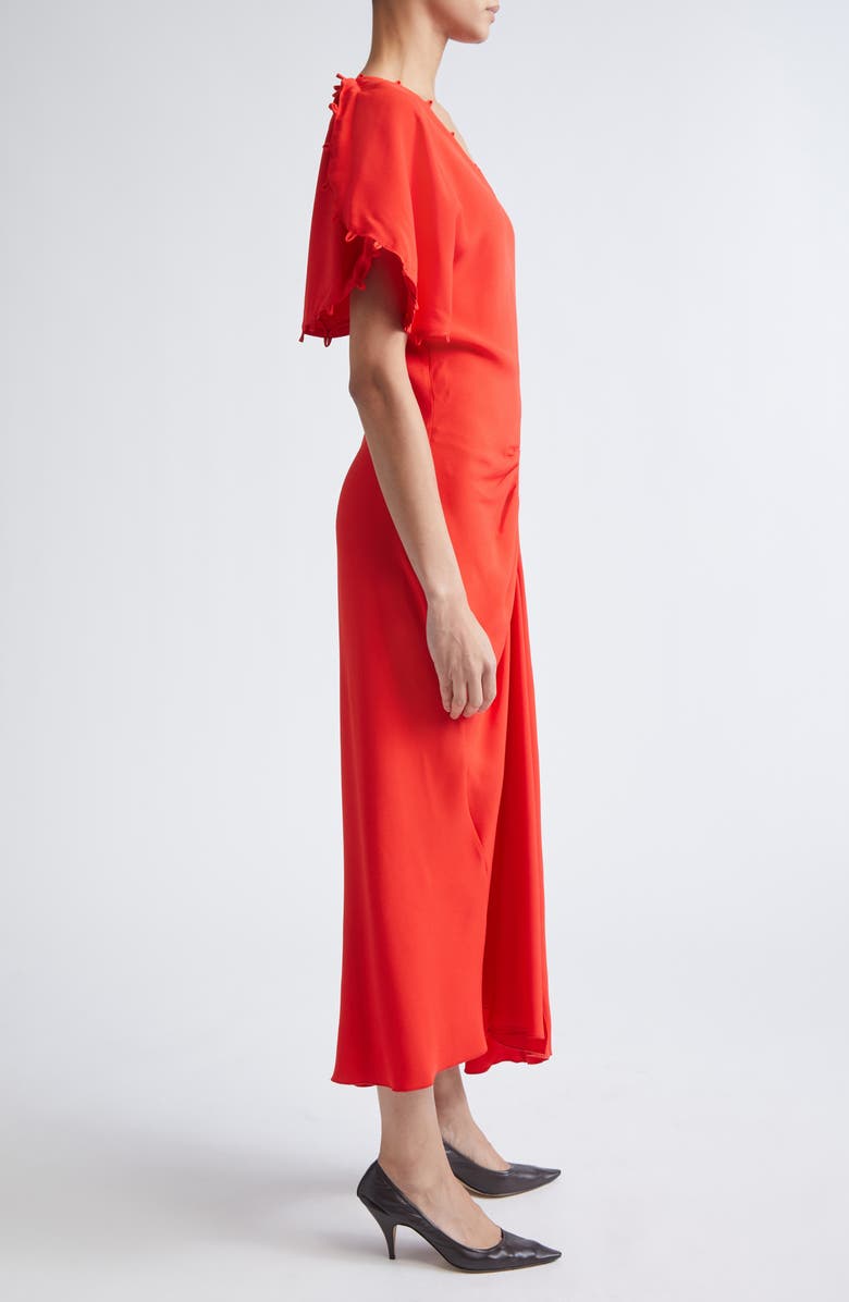 Victoria Beckham Rouleau Trim Draped, Alternate, color, Cayenne