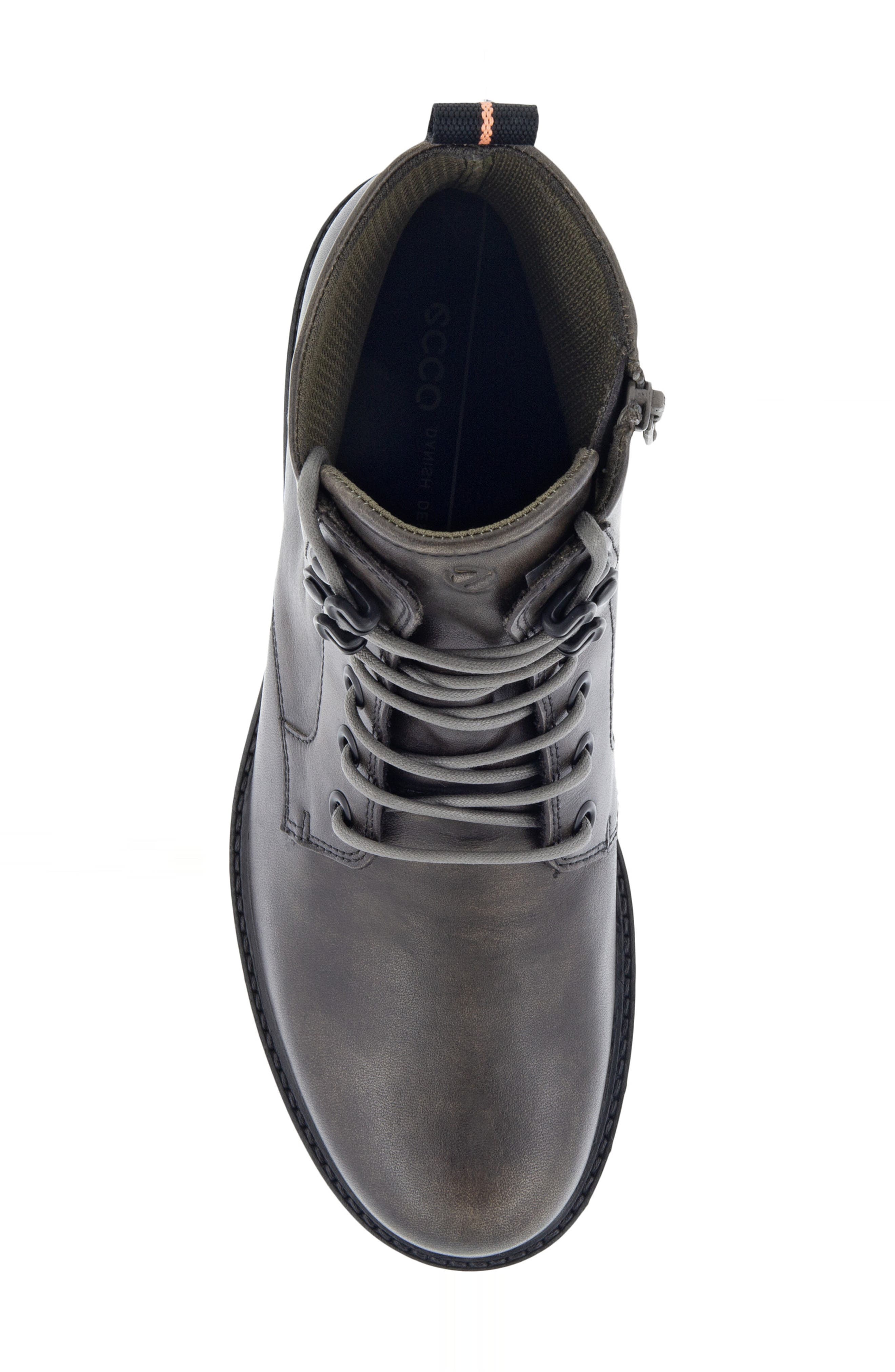 Elaina Street Lace-Up Boot, Alternate, color, GREY ROSE LEATHER