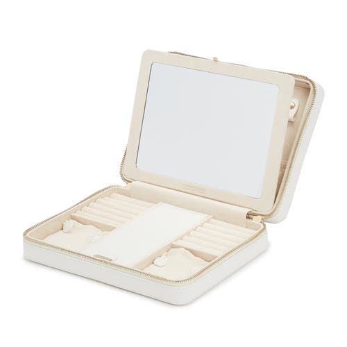 Wolf Maria Large Zip Case In White