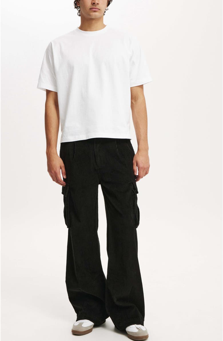 Cotton On Men's Baggy Pleat Cargo Pant, Alternate, color,