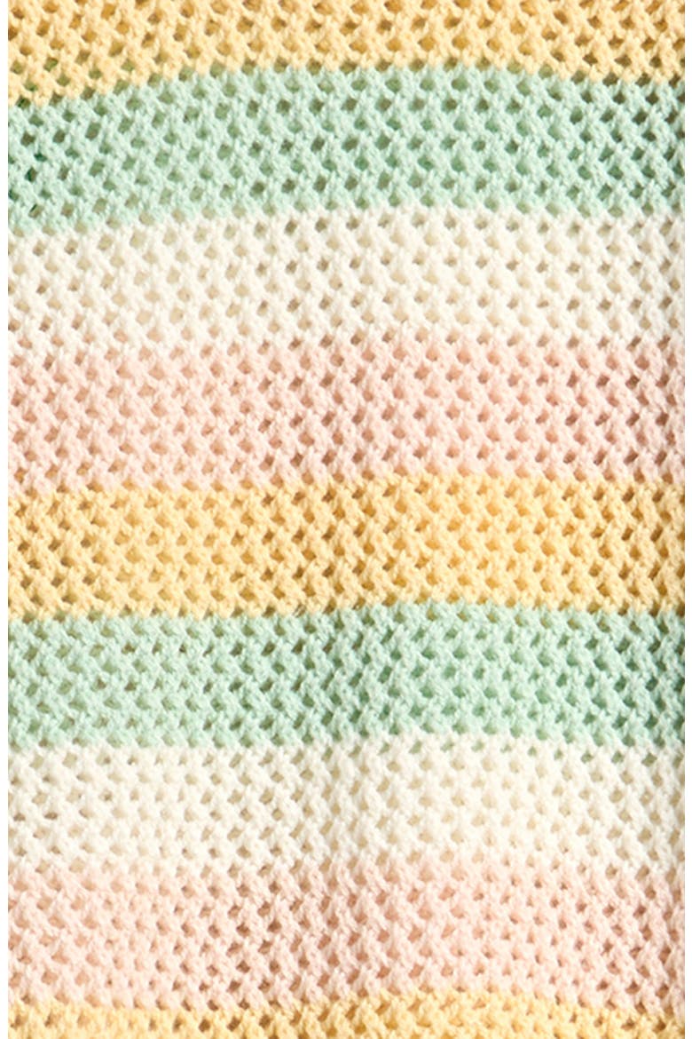 Kids' Open Knit Pullover Sweater, Alternate, color, SUNRAY PASTELS