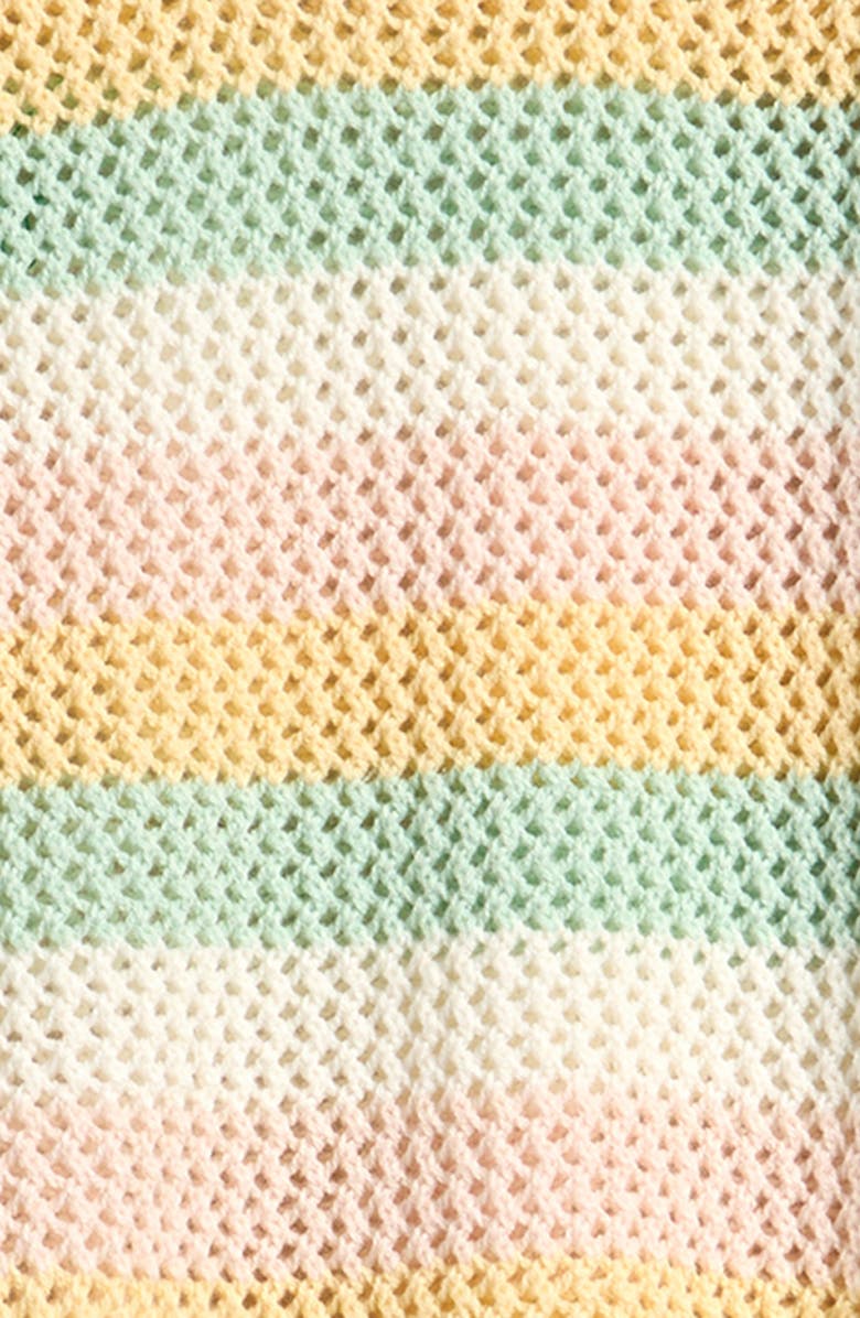 Freshman Kids' Open Knit Pullover Sweater, Alternate, color, Sunray Pastels