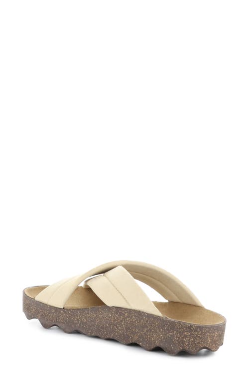 Asportuguesas By Fly London Curr Slide Sandal In Beige