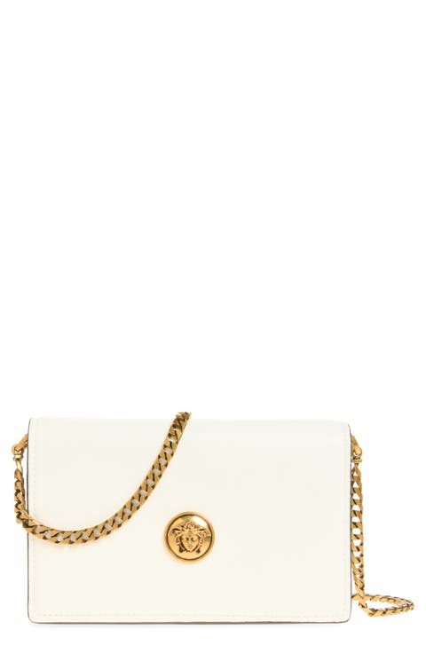 Mini Emblème Lambskin Leather Crossbody Bag