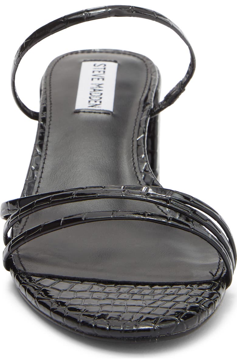 Steve Madden Miari Slide Sandal, Alternate, color, Black Croco