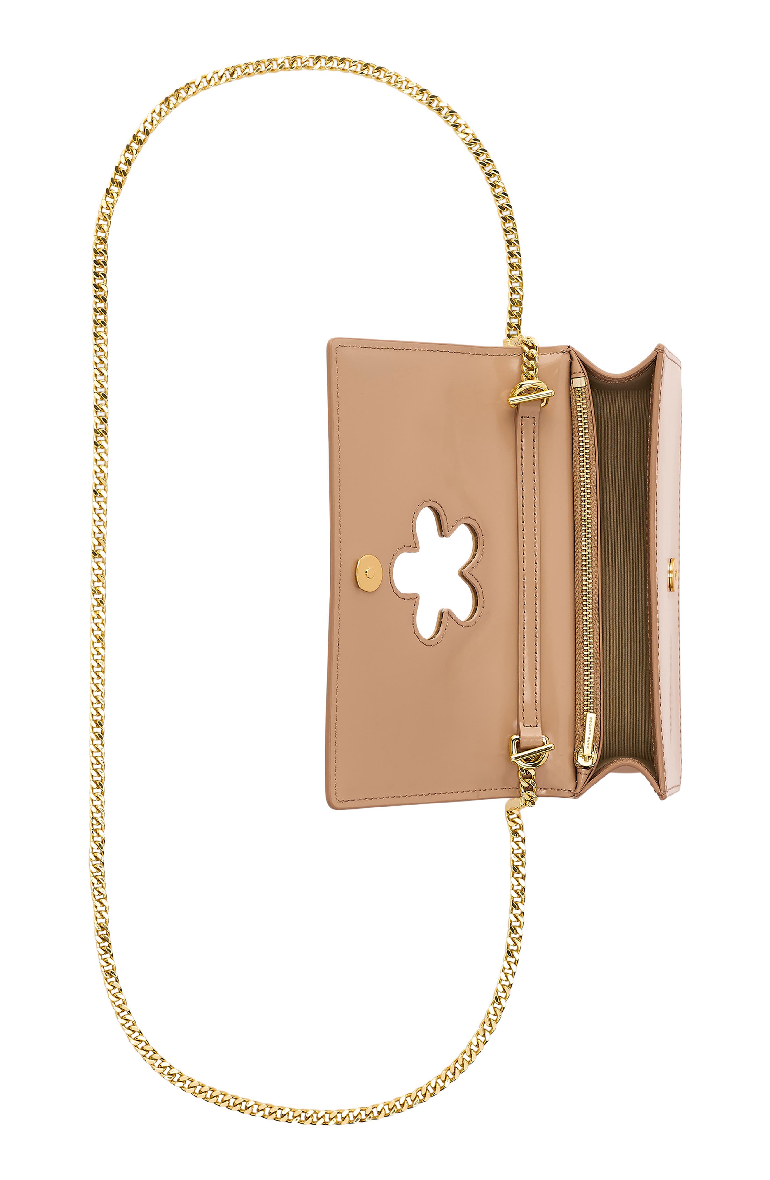 Marc Jacobs The Glam Mirror Mini Bag, Alternate, color, Camel
