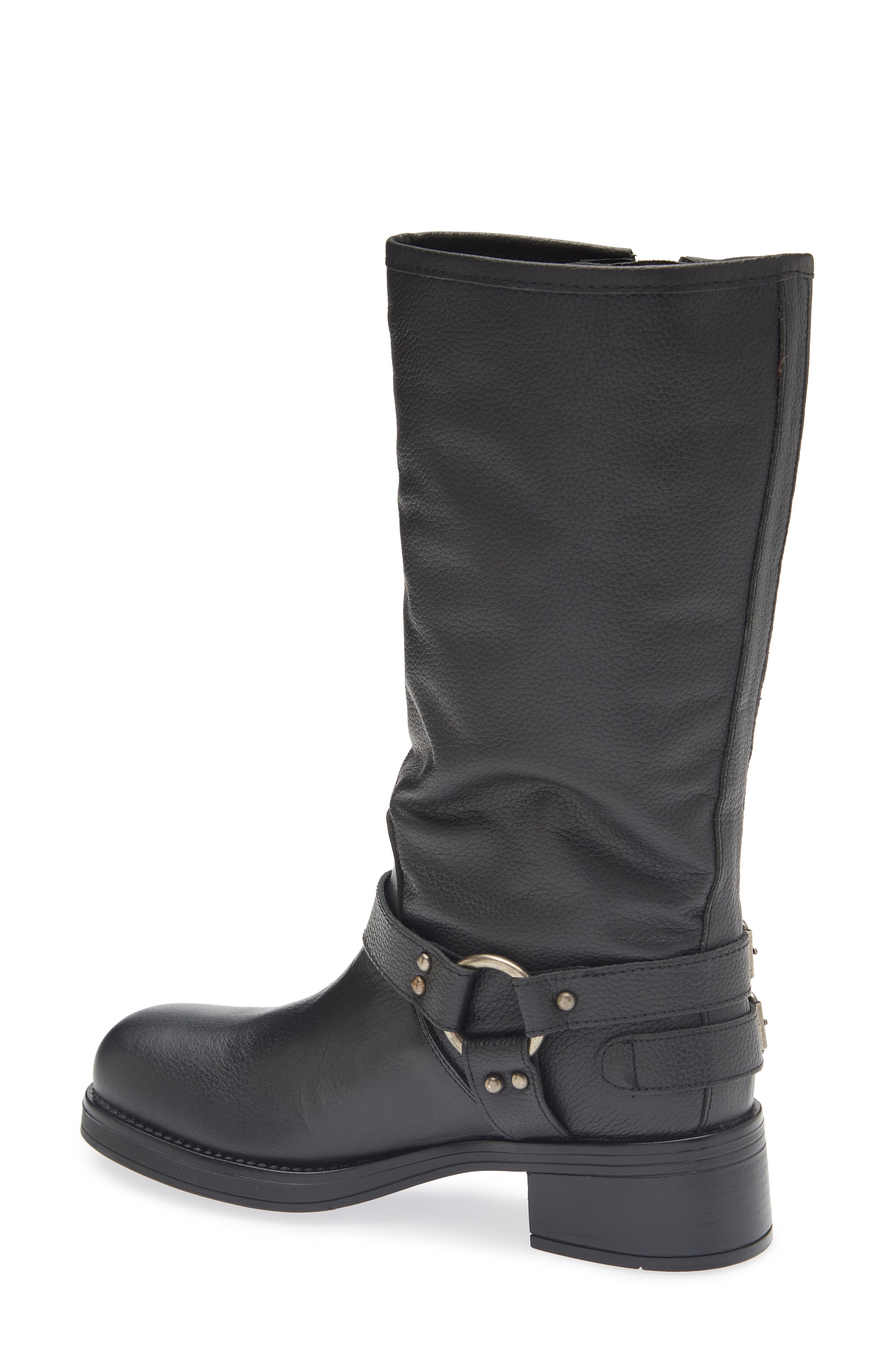 Steve Madden Astor Knee High Moto Boot, Alternate, color, 