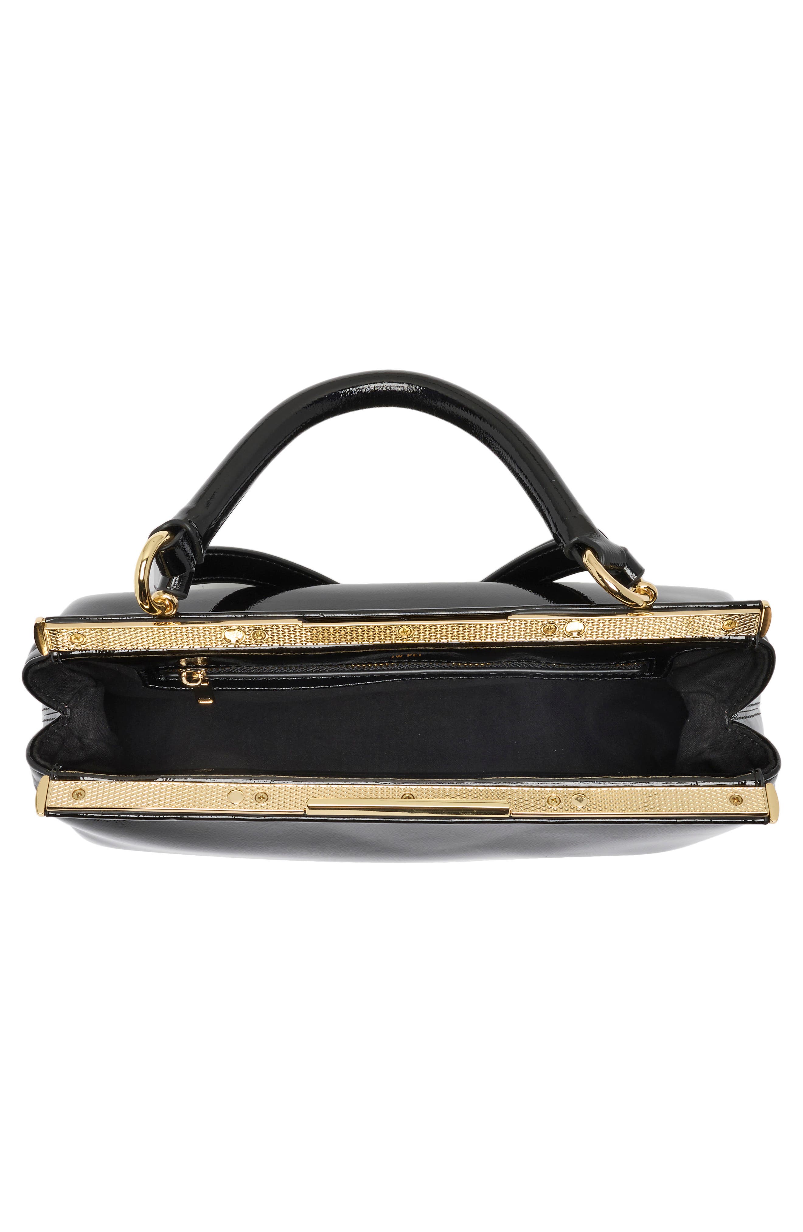 Danna Faux Leather Top Handle Bag