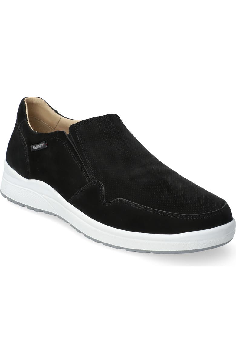 Mephisto Valter Slip-On, Main, color, Black Sportbuck