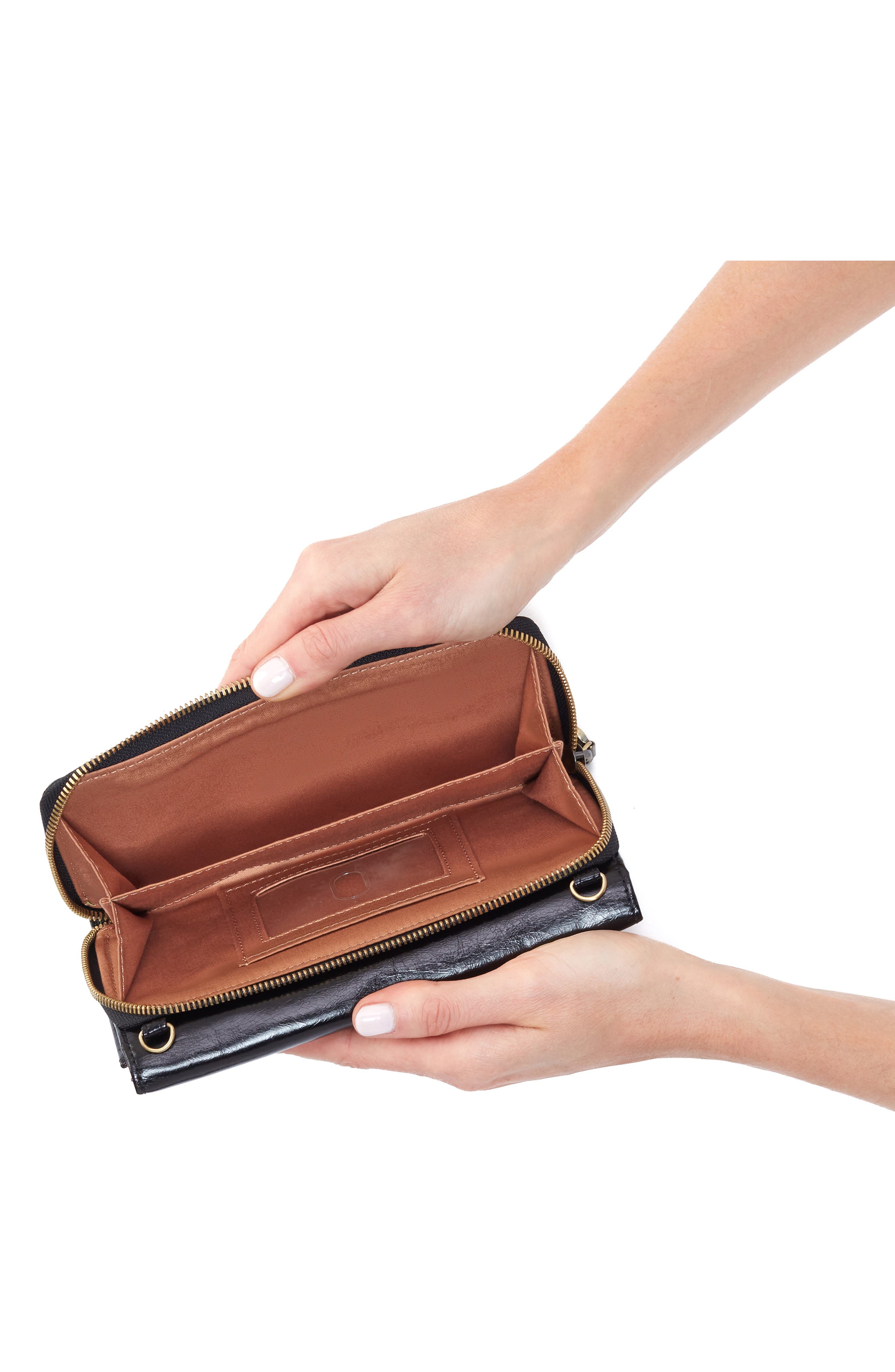 HOBO Rubie Leather Crossbody Bag, Alternate, color, 