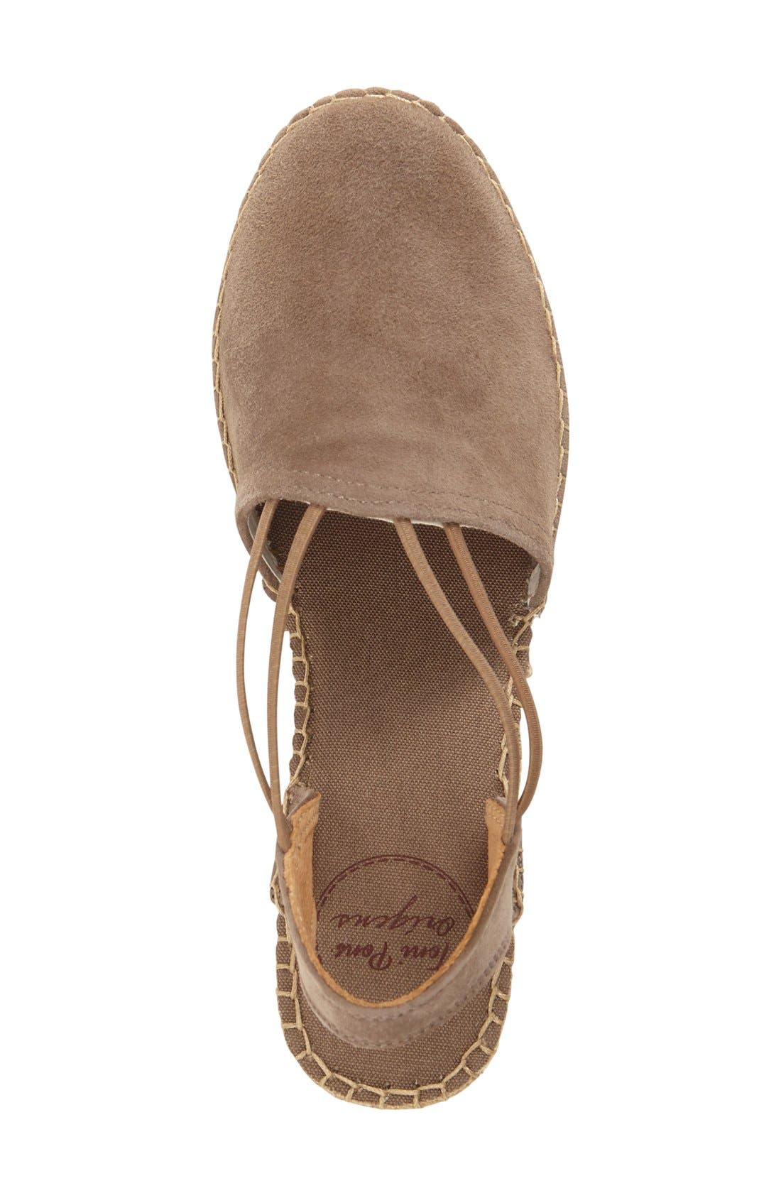 'Tremp' Slingback Espadrille Sandal, Alternate, color, TAUPE SUEDE