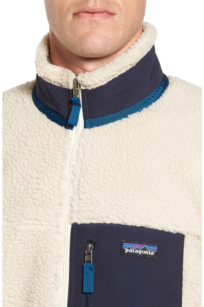 Retro-X Fleece Jacket, Alternate, color, NATURAL