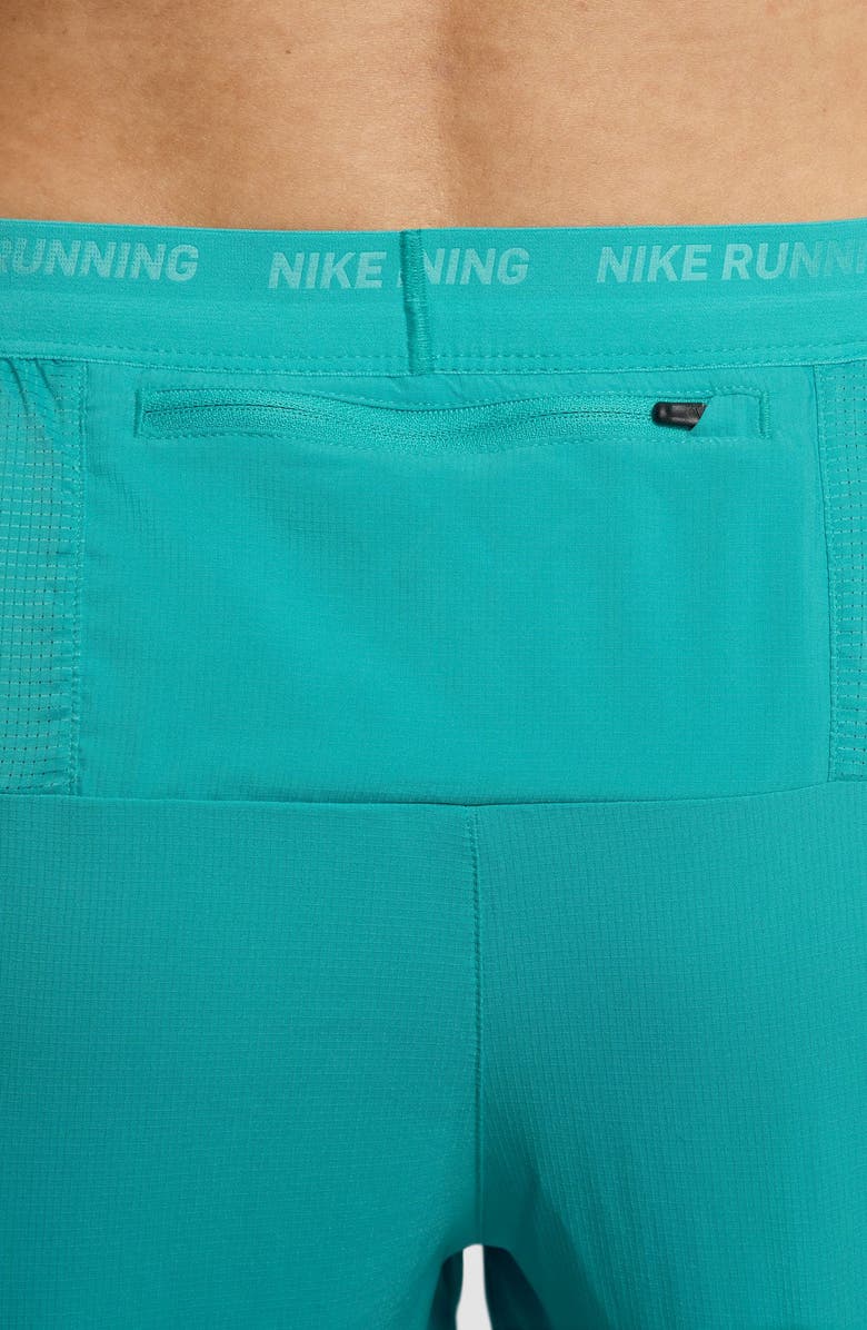 Nike Dri-FIT Stride 7-Inch Brief-Lined Running Shorts, Alternate, color, Dusty Cactus/ Black
