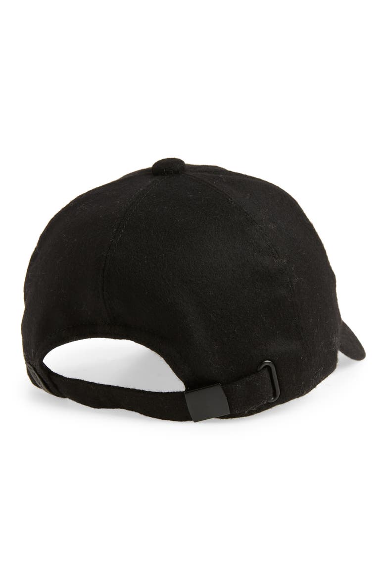 Cashmere Baseball Cap, Alternate, color, BLACK