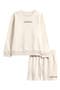 Kids' Fleece Pullover Sweater & Shorts Set