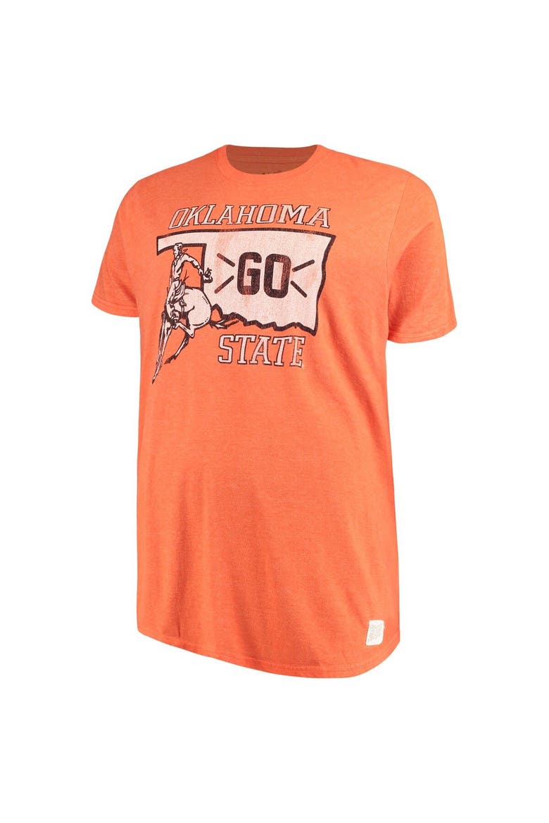 Men's Original Retro Brand Orange Oklahoma State Cowboys Big & Tall Mock Twist T-Shirt, Main, color, Orange