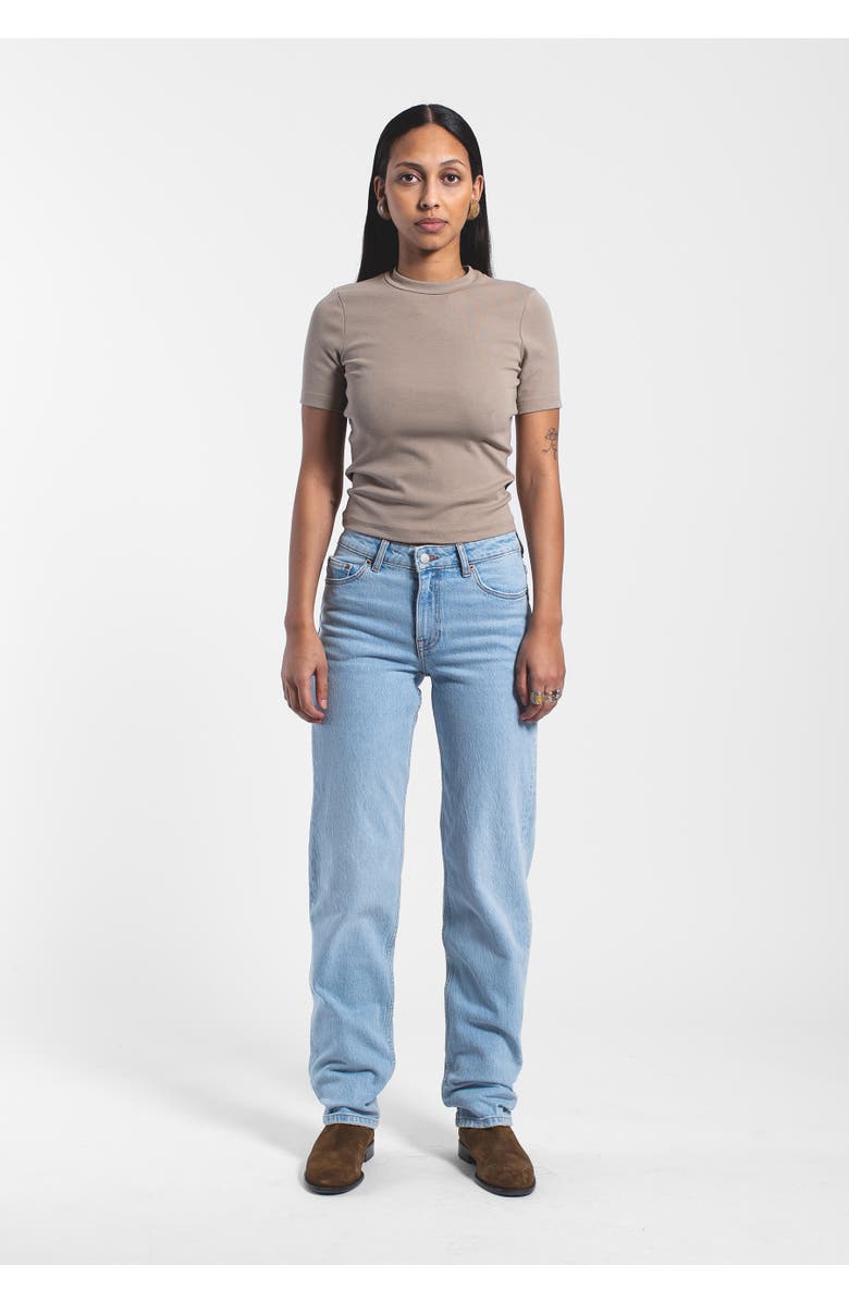 Dr. Denim Arch Mid Straight Jeans, Alternate, color, Bay Light Used
