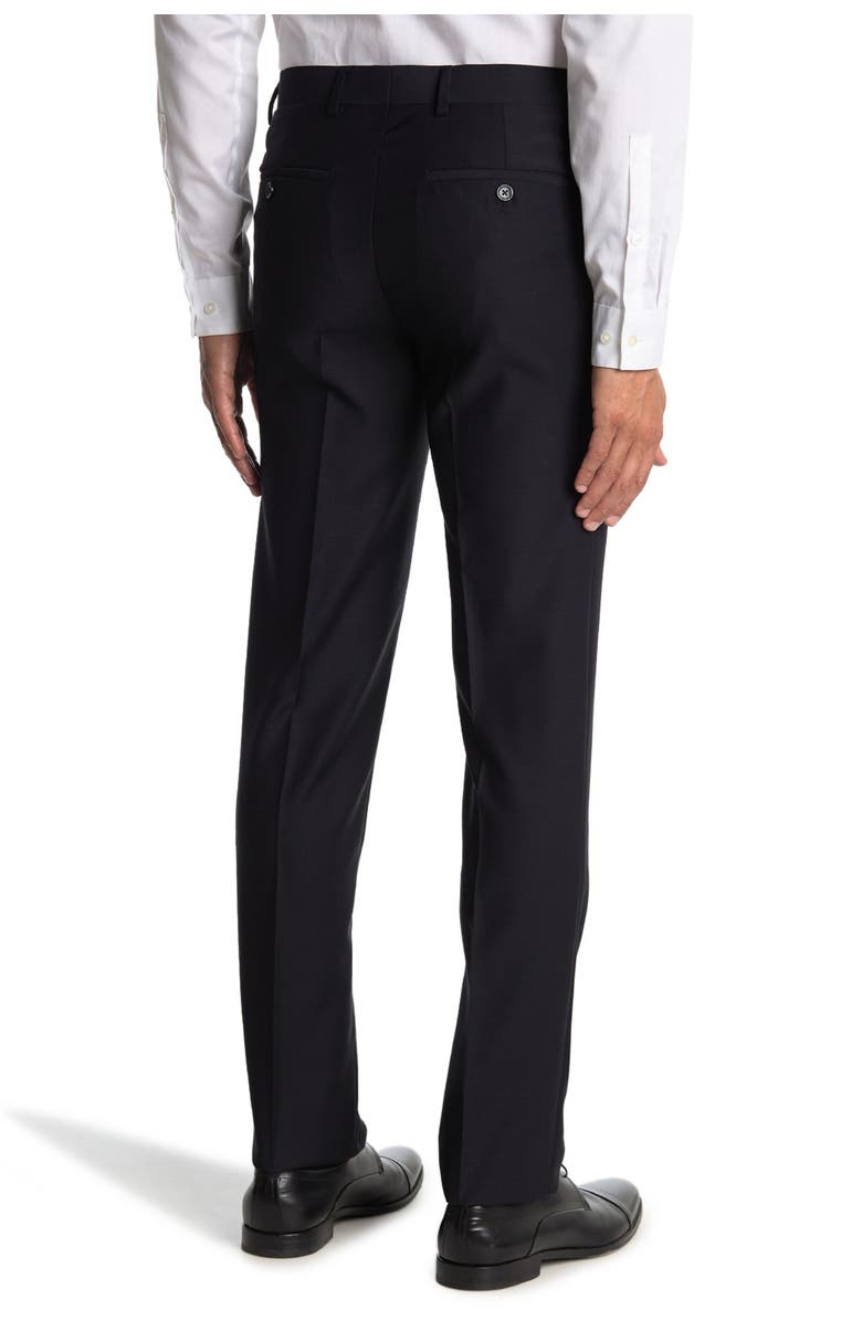 ZANETTI Slim Fit Flat Front Pants, Alternate, color, 